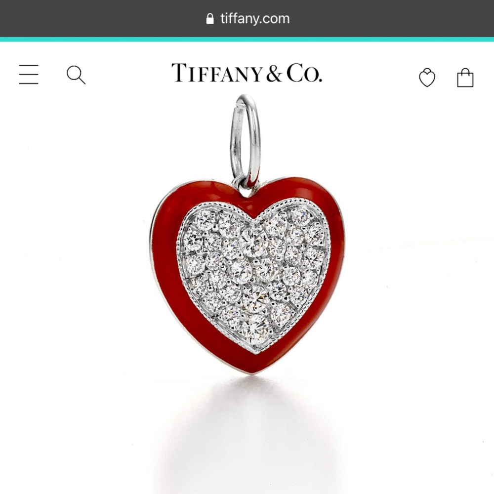 Tiffany’s Brilliant Diamond Heart Necklace